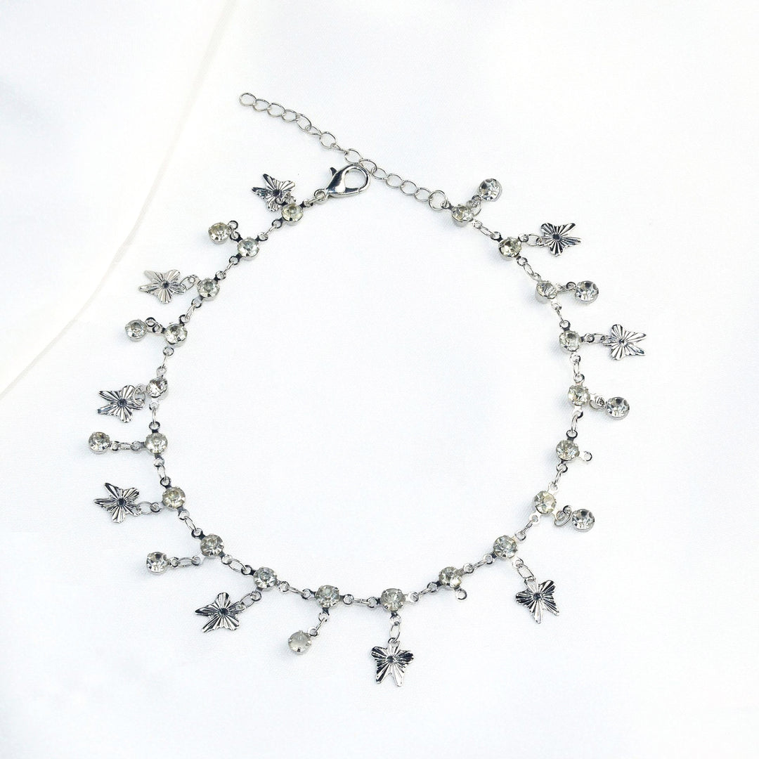 Elegant Crystal Chain Anklet Kalsten