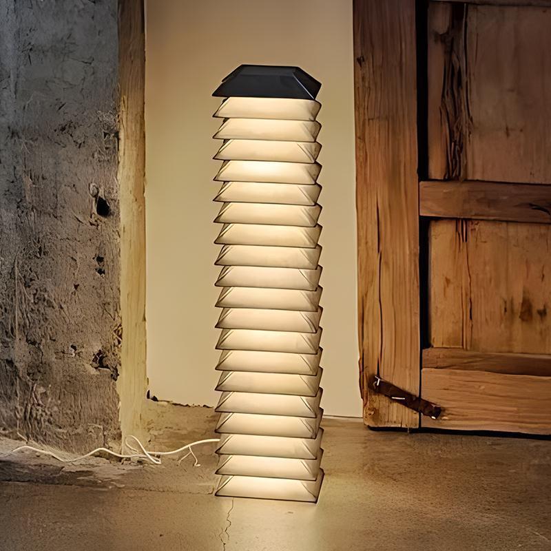 Decorative Floor Lamp with Modern Geometric Design