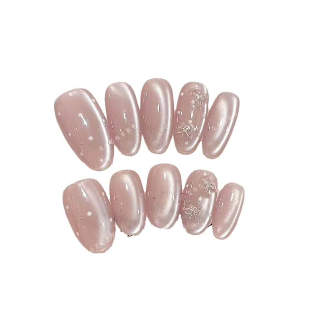 Chic French Tip Press-On Nail Set Kalsten