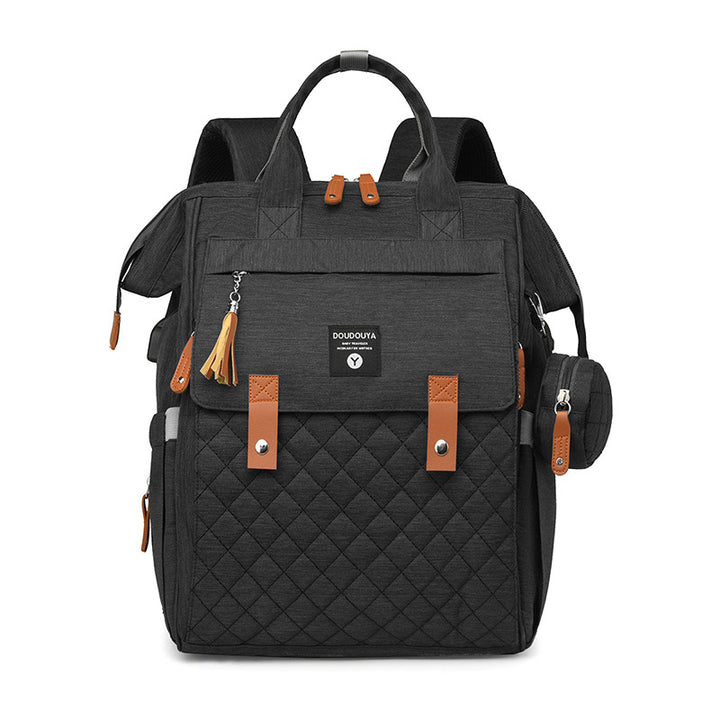 Multi-Functional Quilted Travel Backpack Kalsten