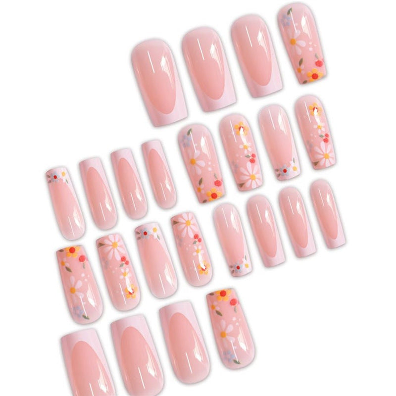 Floral Acrylic Nail Art Kalsten