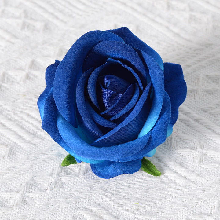 Decorative Velvet Rose Pin Brooch