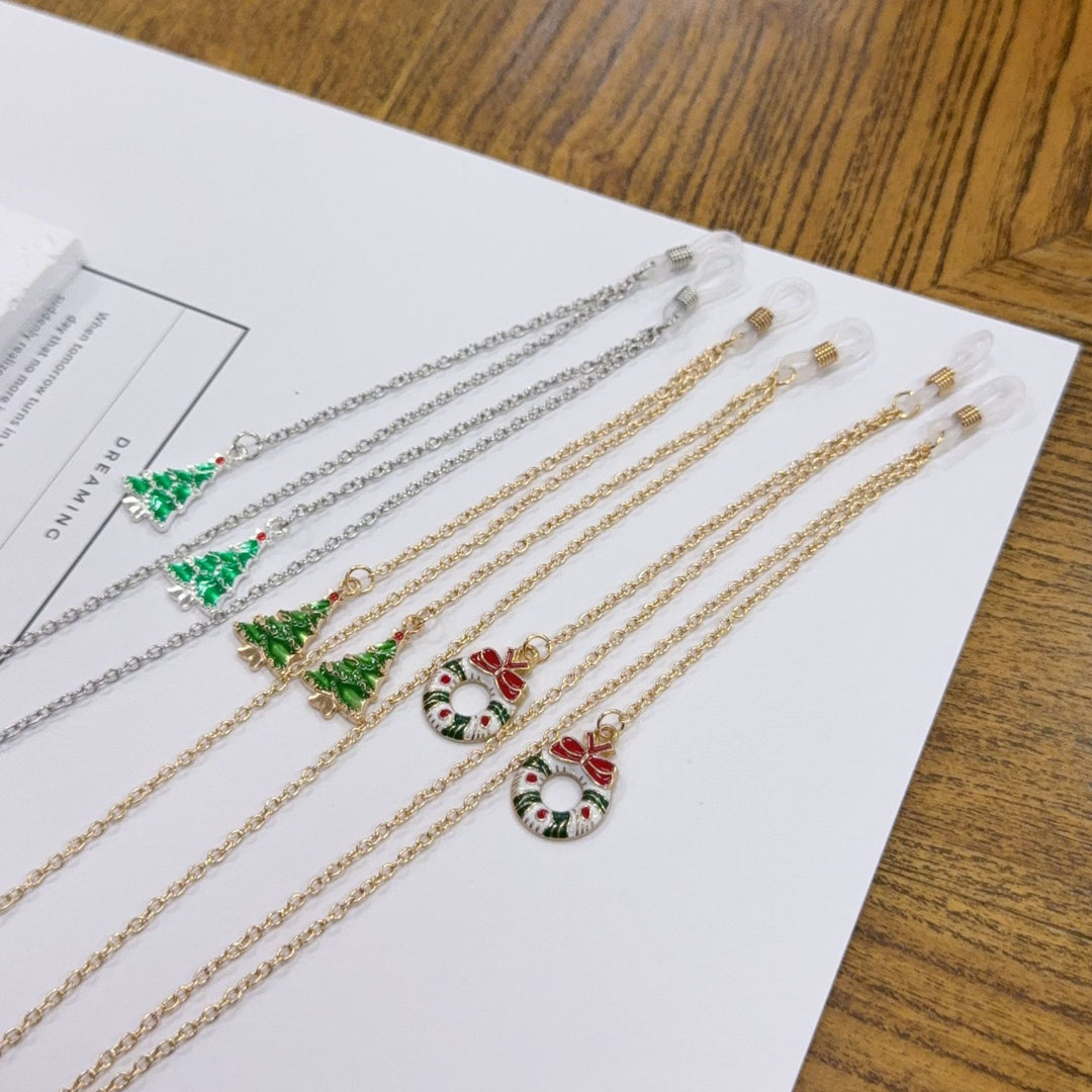 Festive Christmas Tree Eyewear Chain Kalsten