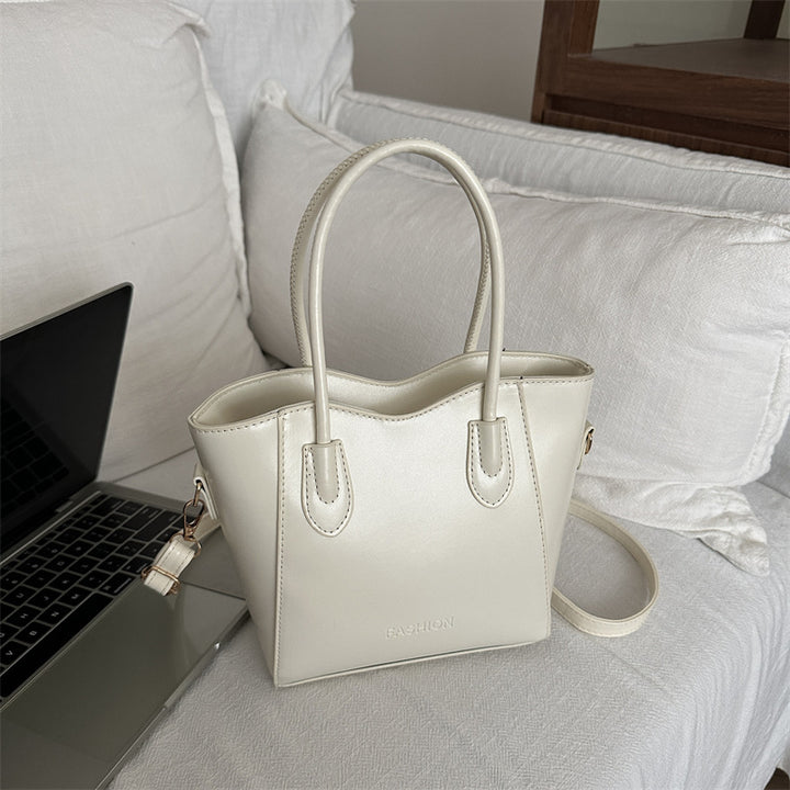 Luxurious Structured Handheld Satchel