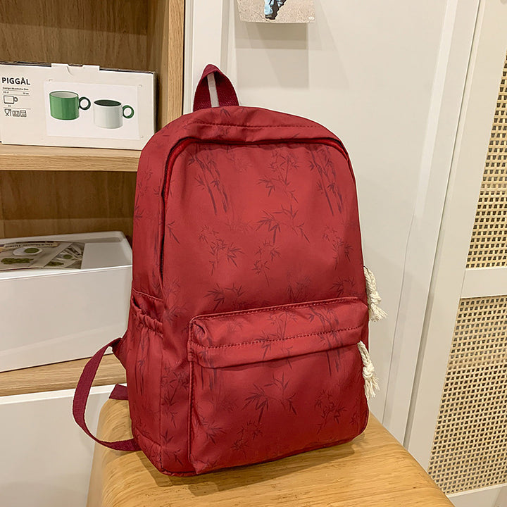 Minimalist Bamboo Print Backpack
