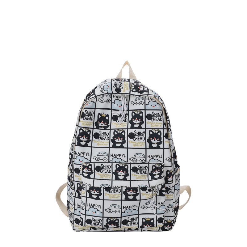 Cartoon Patterned Backpack Kalsten
