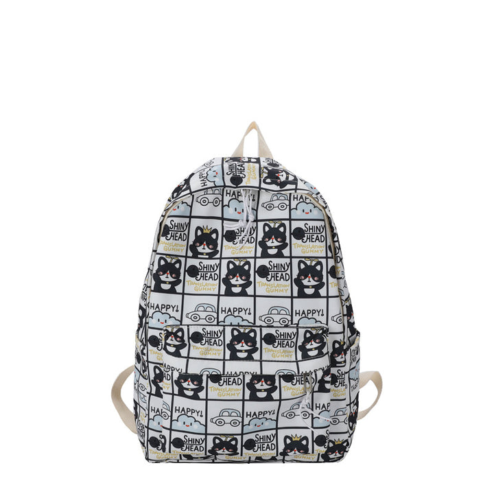Cartoon Patterned Backpack Kalsten
