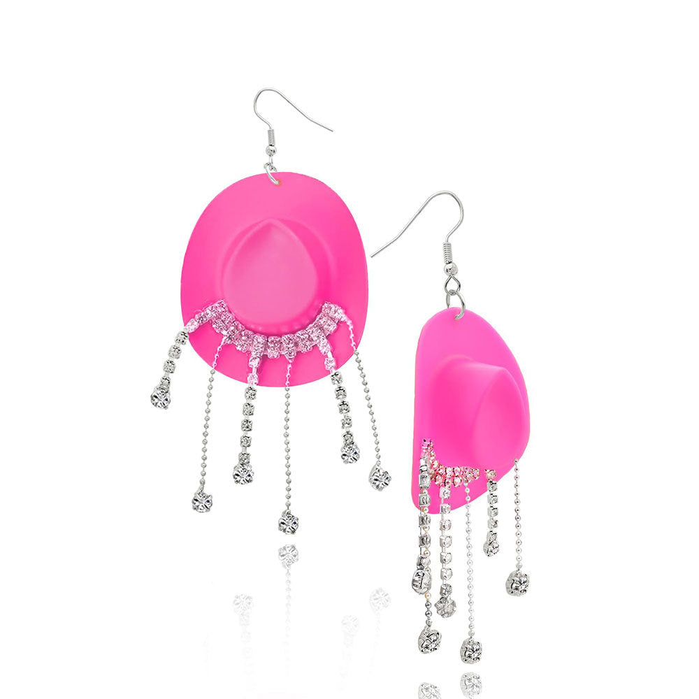 Cowboy Hat Inspired Dangle Earrings Kalsten