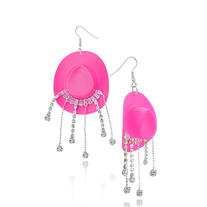 Cowboy Hat Inspired Dangle Earrings Kalsten