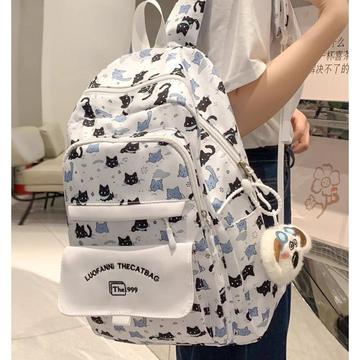 Playful Cat-Themed Backpack Kalsten