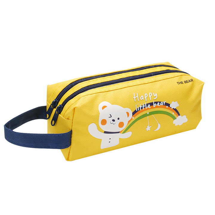 Fun-Themed Multi-Zipper Pencil Case Kalsten