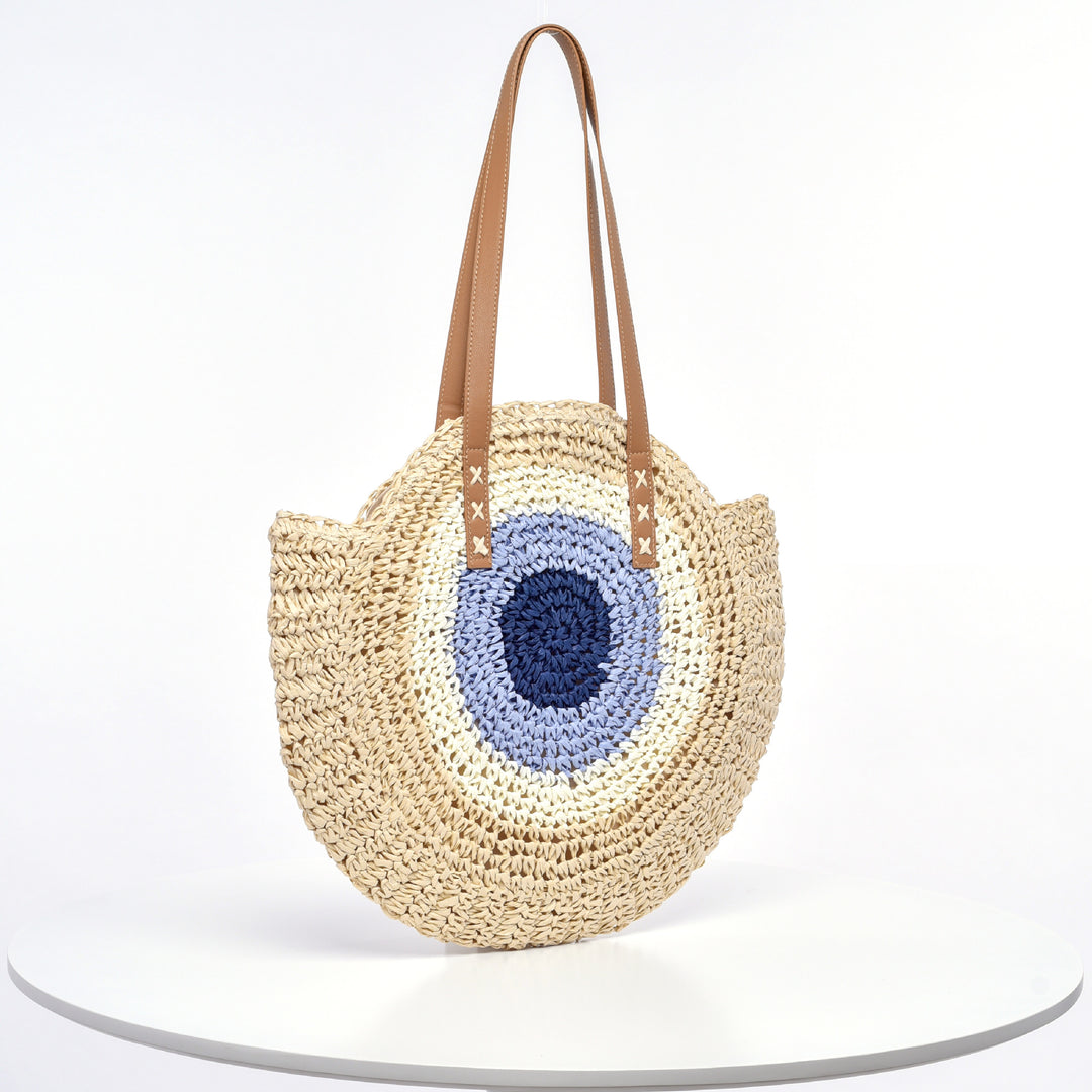 Handmade Round Rattan Bag Kalsten