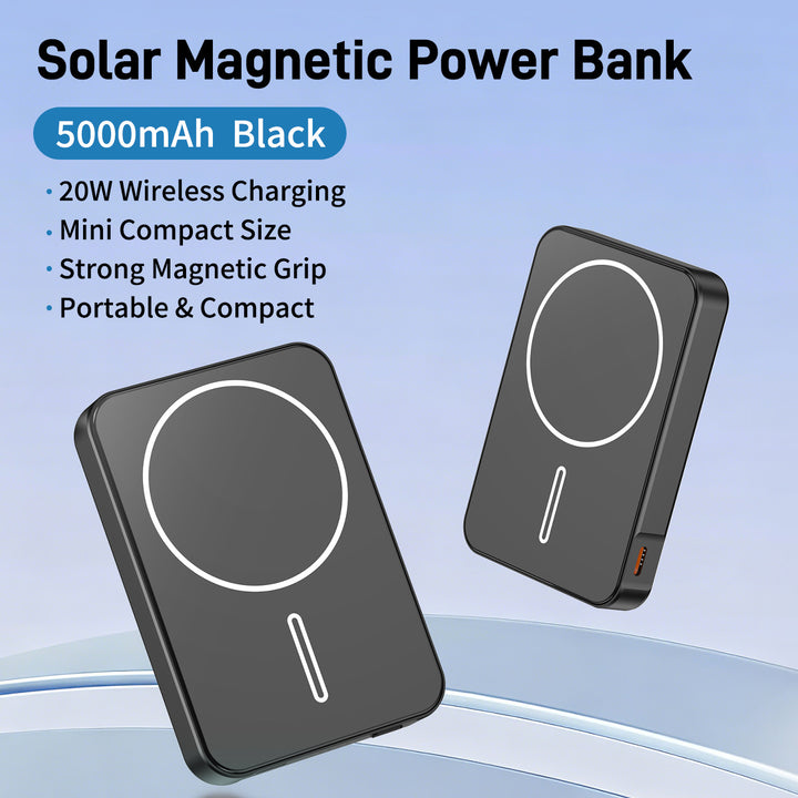 Solar-powered power bank with fast charging function and LED light Kalsten