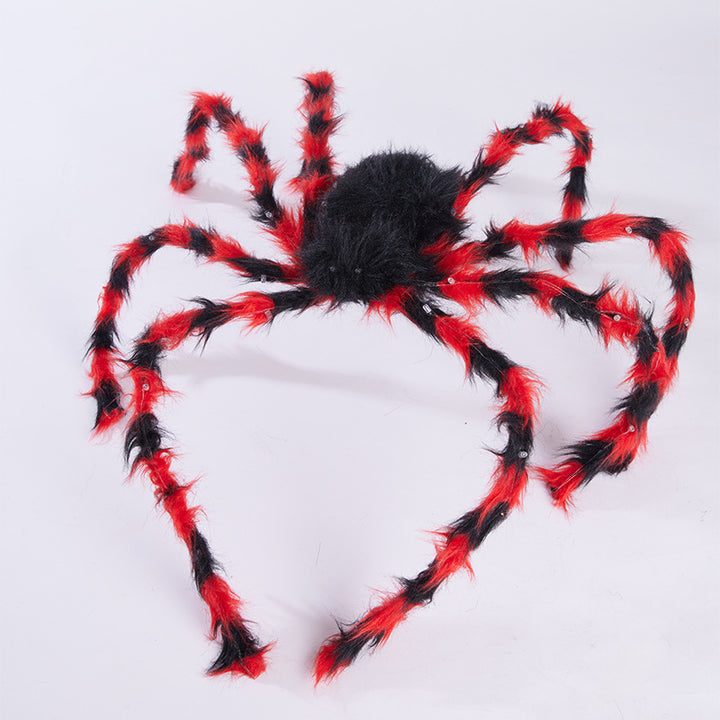 Halloween Headband with Plush Spider
