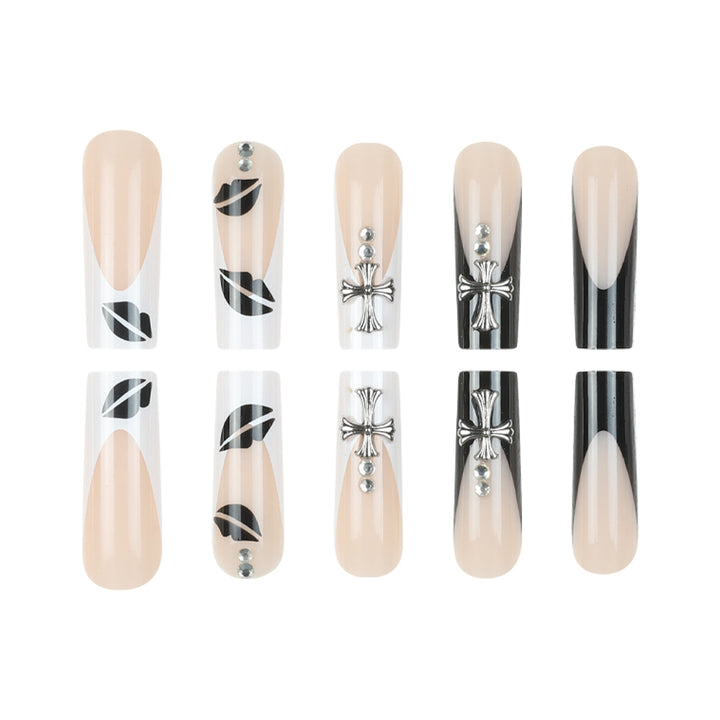 Illustrated Stiletto Press-On Nails Kalsten