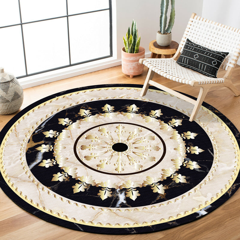 Elegant Round Area Rug Kalsten