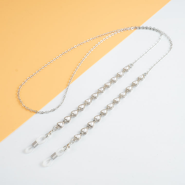 Elegant Pearl-Linked Eyewear Chain Kalsten