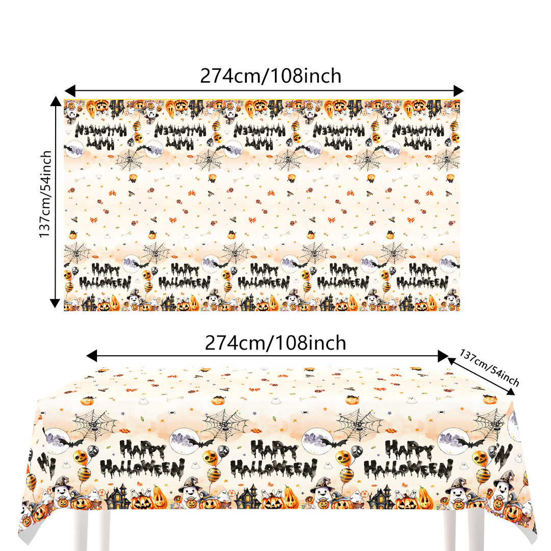 Paper Napkin Set with Halloween Motifs and Detailed Print for Party Decoration