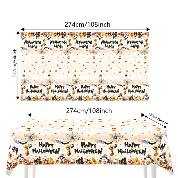 Paper Napkin Set with Halloween Motifs and Detailed Print for Party Decoration