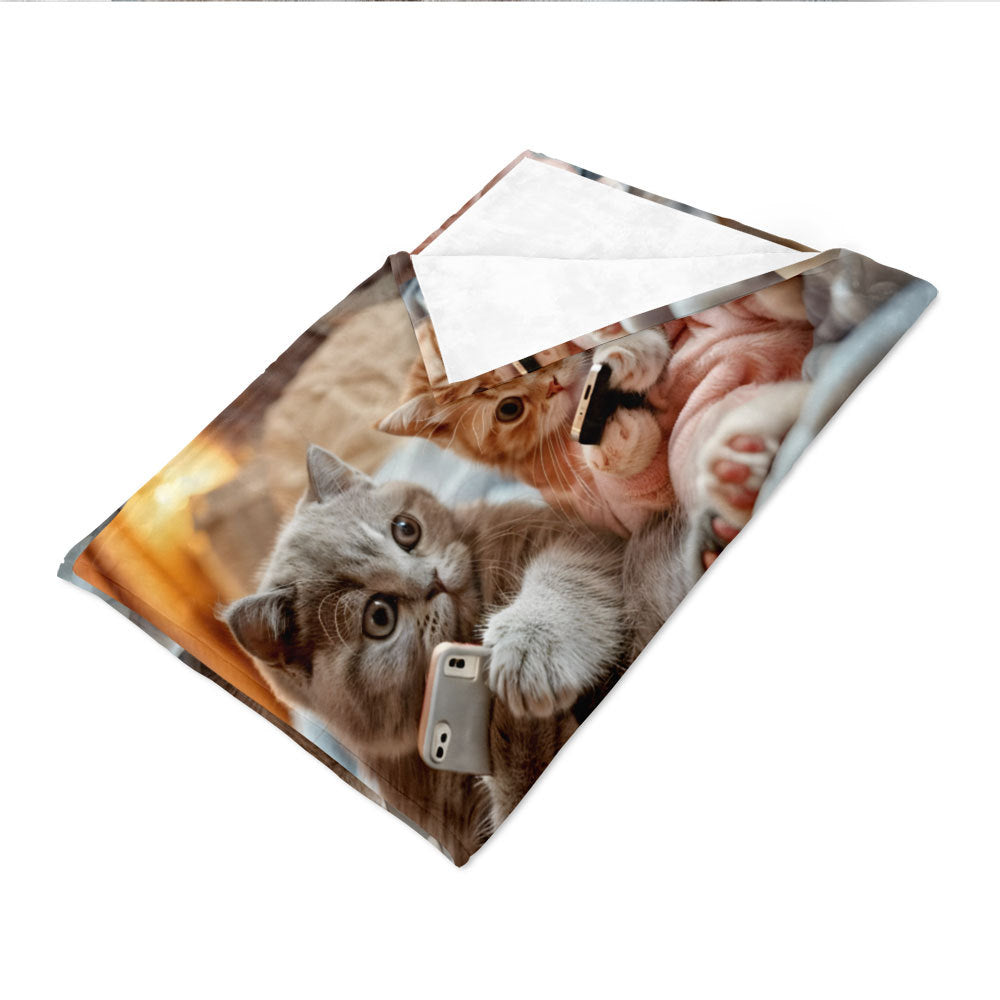 Music-Themed Fleece Blanket