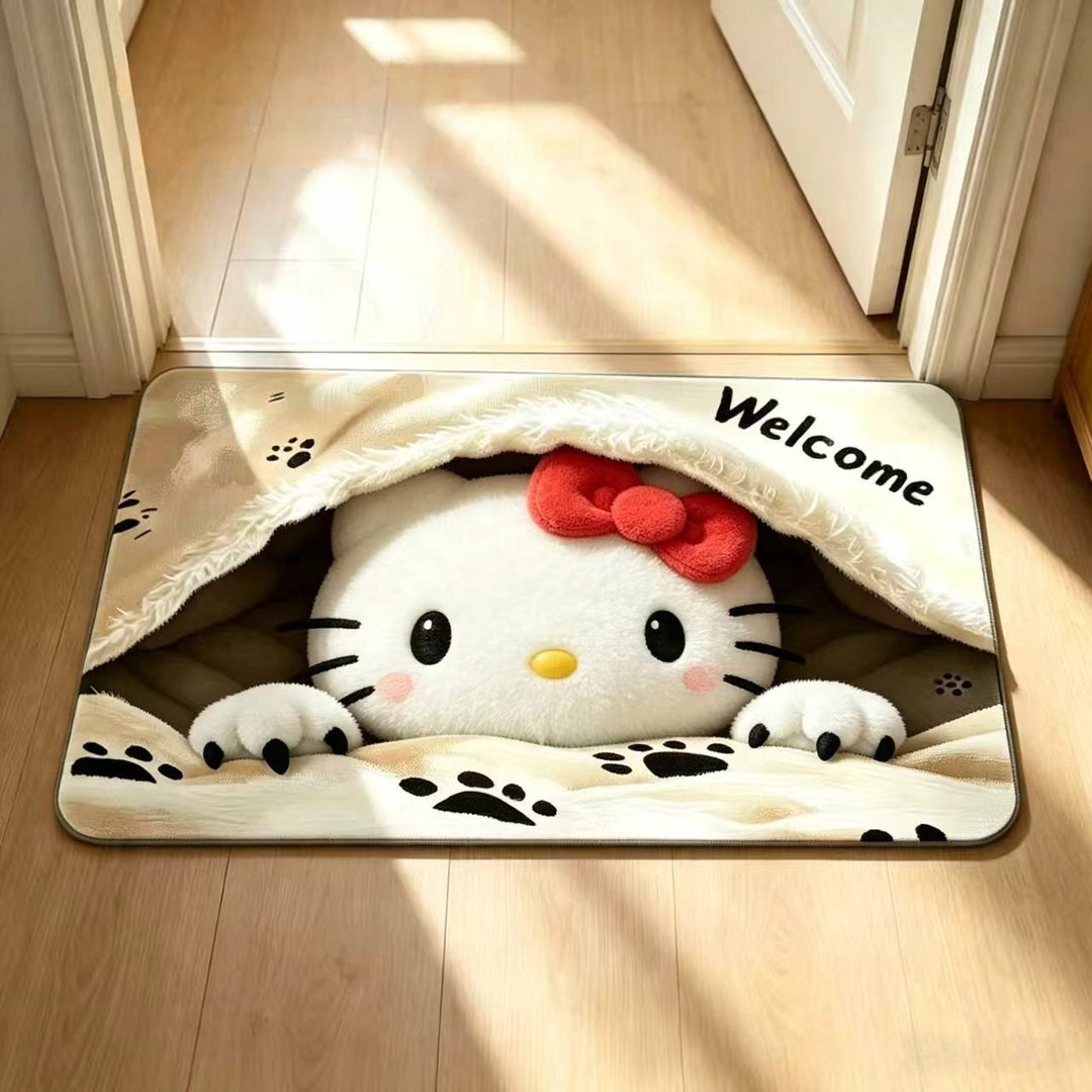 Adorable Character Welcome Mat