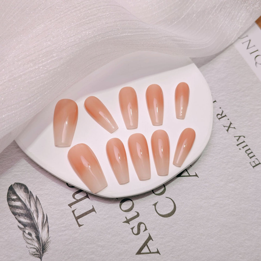Elegant French Tip Press-On Nails Kalsten