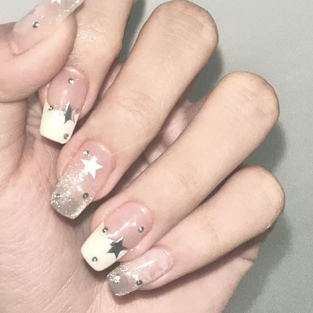 Artistic Heart Pattern Nail Art Extensions Kalsten