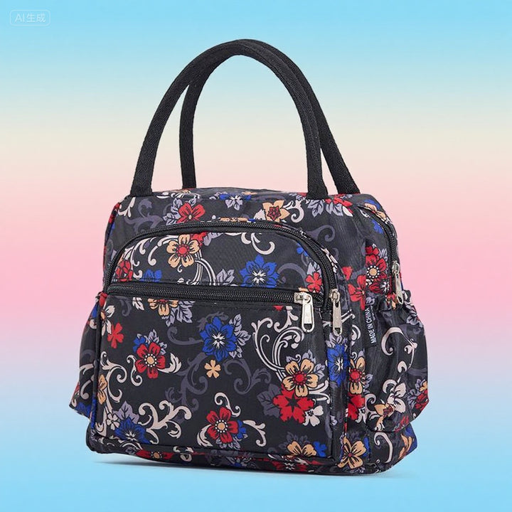Cat Print Insulated Lunch Bag Kalsten