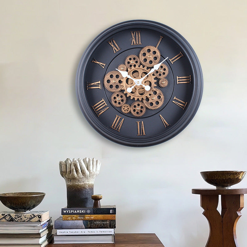 Wall clock with modern mechanical design Kalsten