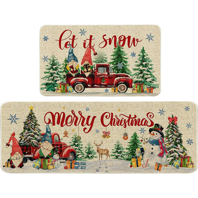 Festive Holiday Themed Doormat Kalsten