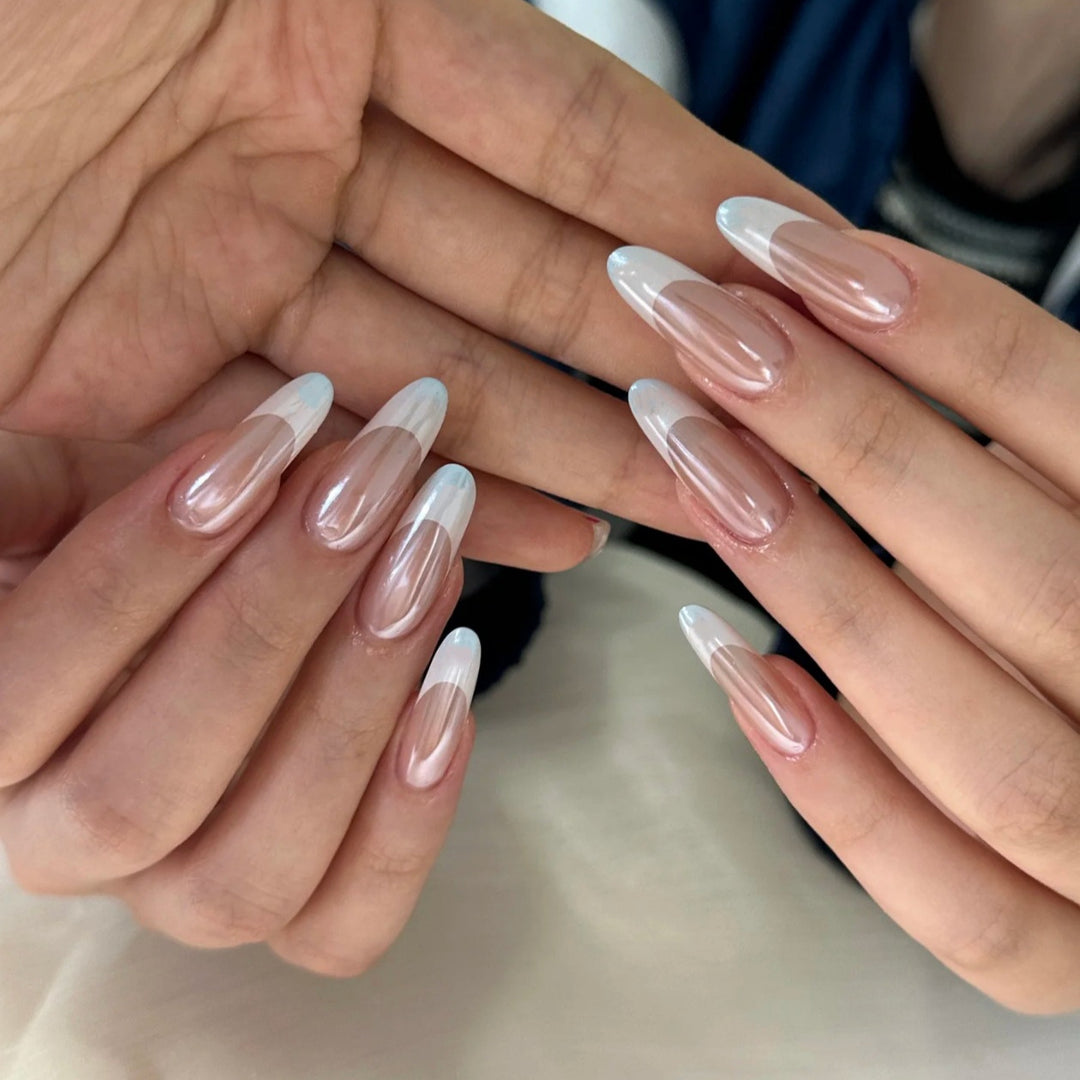 Acrylic Nails with Shimmering Effect Kalsten