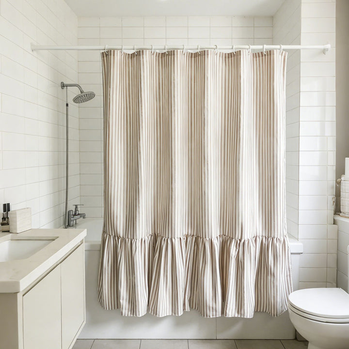 Decorative Fabric Shower Curtain Kalsten