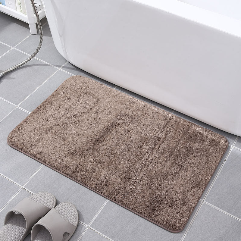 Plush Bathroom Floor Mat