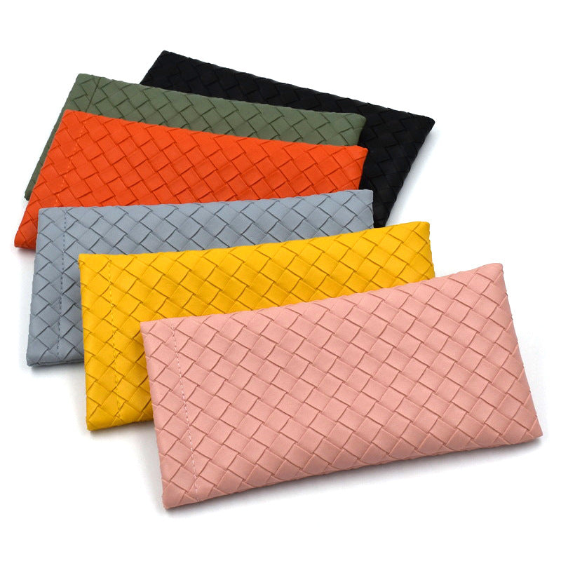 Woven Leather Clutch Wallet Kalsten