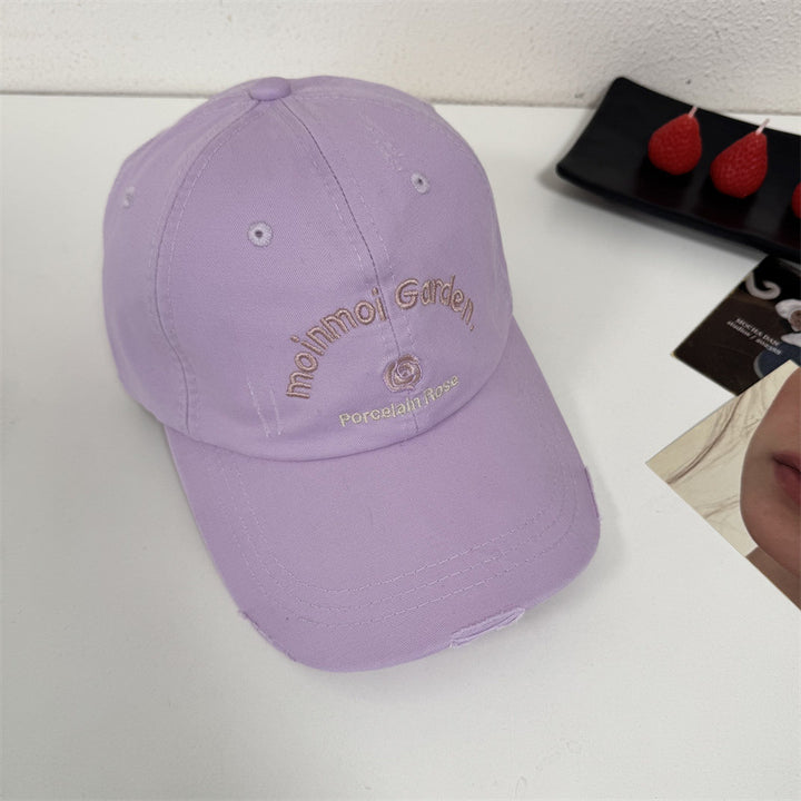 Women's Embroidered Casual Sun Protection Cap Kalsten