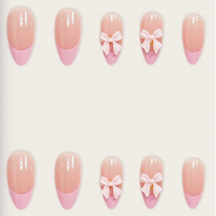 Nail art set with playful ribbons and shiny decorations Kalsten