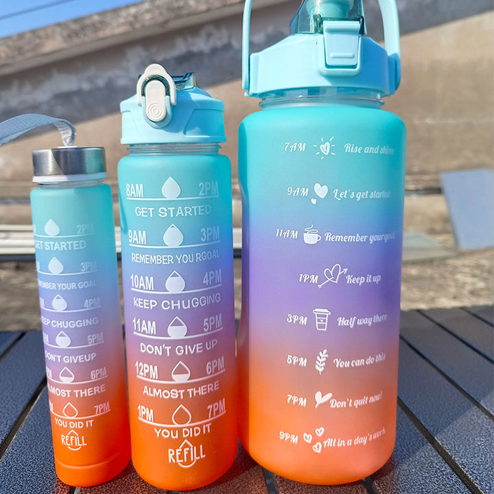 Unisex Motivating Water Bottle with Time Markings Kalsten