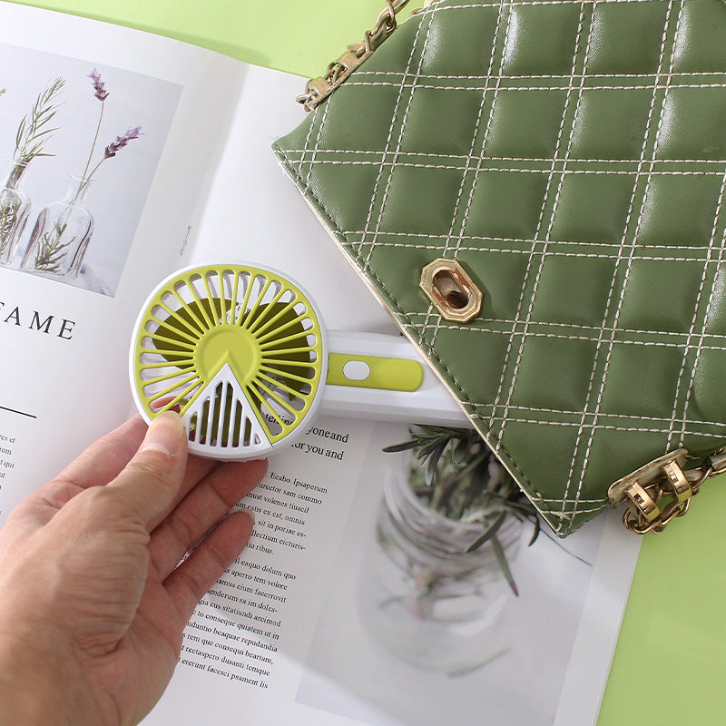 Ladies portable hand fan with ergonomic design and USB charging option Kalsten