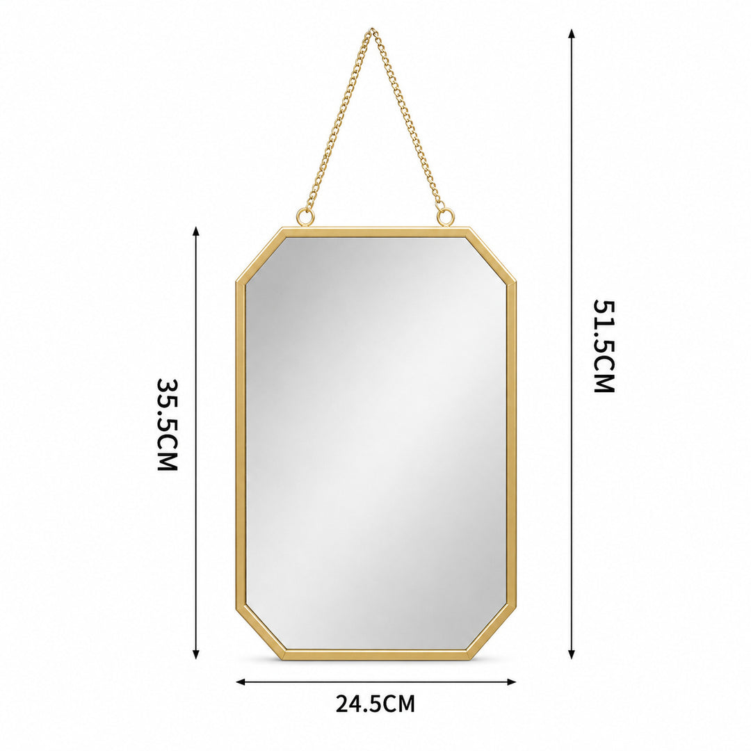 Elegant Octagonal Wall Mirror
