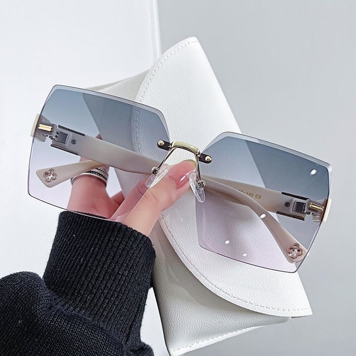 Oversized Geometric Shield Sunglasses Kalsten