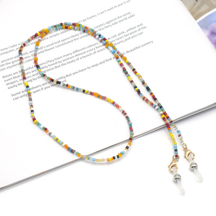 Colorful Multi-Textured Eyewear Chain Kalsten