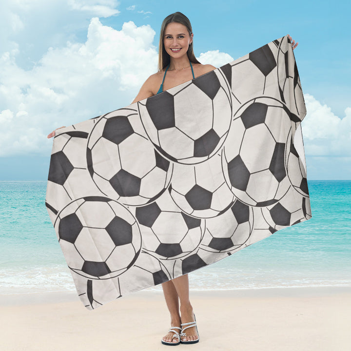 Beach towel with artistic mandala pattern Kalsten