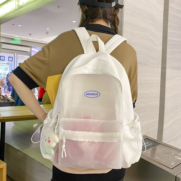 Transparent Mesh Backpack Kalsten