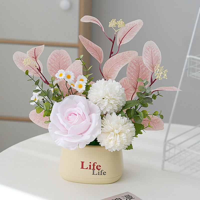 Lifelike Floral Centerpiece Arrangement