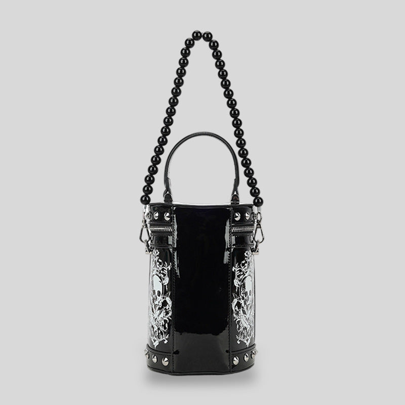 Statement Skull Print Handbag