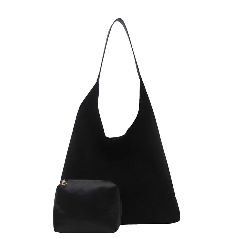 Suede Slouchy Hobo Bag Kalsten