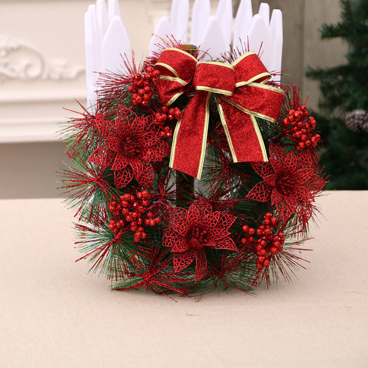 Decorative Burlap Christmas Wreath Kalsten