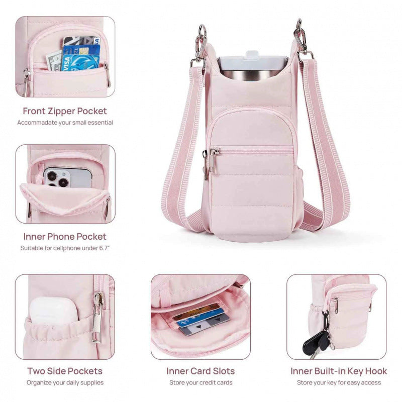 Practical smartphone bag with insulated cup holder Kalsten