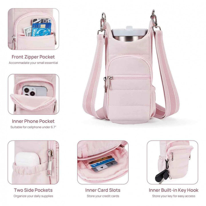 Practical smartphone bag with insulated cup holder Kalsten