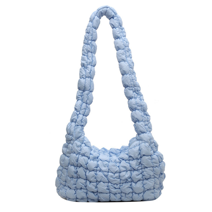 Textured Quilted Shoulder Bag Kalsten